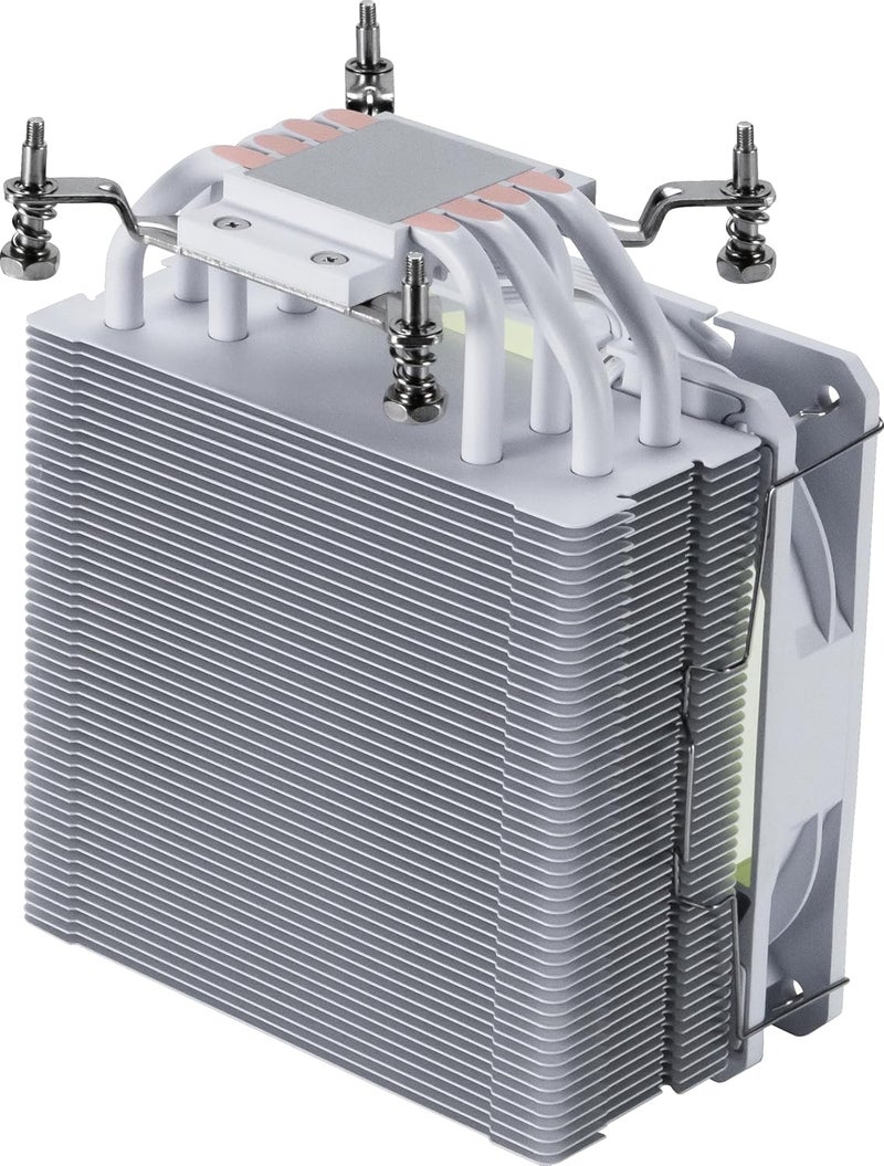 MSI MAG COREFROZR AA13 CPU Air Cooler – 120mm PWM Fan, 4 Direct-Touch Heat Pipes, 50 High-Density Fins, ARGB Lighting, Intel & AMD Compatible, 240W TDP, Quiet Rifle Bearing, Pre-Applied Thermal Paste, White | 306-7ZWHA21-L80 - Image 4